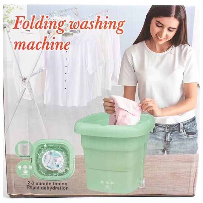 Mini machine à laver pliable portable,Lave-linge Compact et Pliable