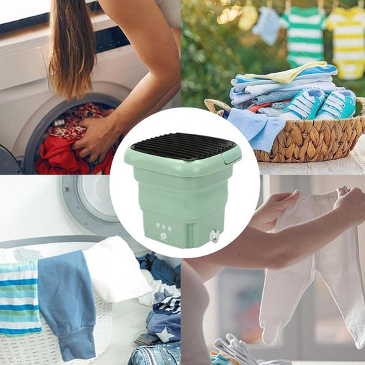 Mini machine à laver pliable portable,Lave-linge Compact et Pliable